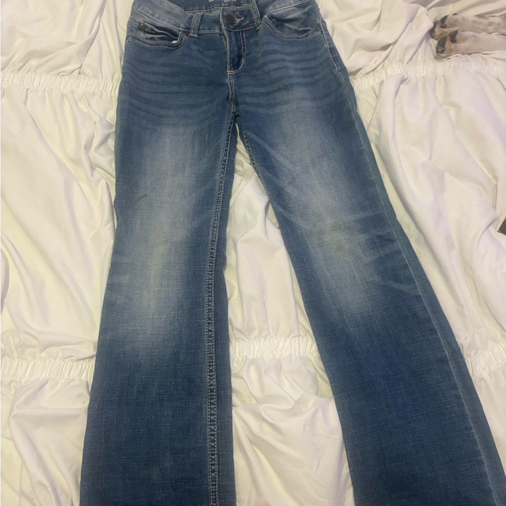 Wrangler Women's Boot Cut Jeans in Faded Blue